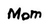 Mom original font preview