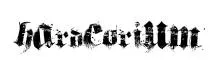 hardcorium original font preview