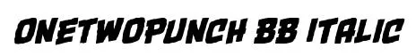 OneTwoPunch BB Italic