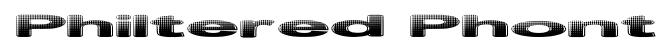 Philtered Phont original font preview