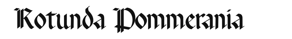 Rotunda Pommerania font preview