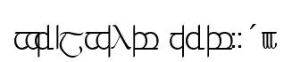 Tengwar ver. # 3