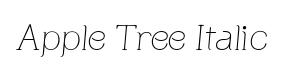 Apple Tree Italic