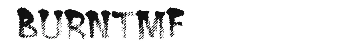 BurntMF original font preview