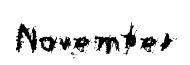 November original font preview