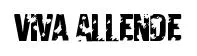 Viva Allende original font preview