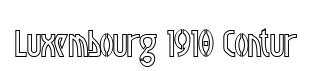 Luxembourg 1910 Contur