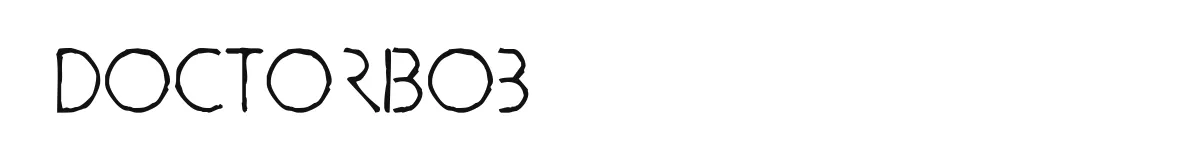 doctorBob original font preview