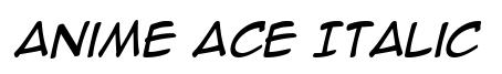 Anime Ace Italic