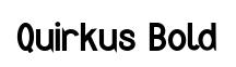 Quirkus Bold