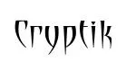 Cryptik original font preview