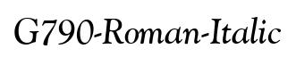 G790-Roman-Italic