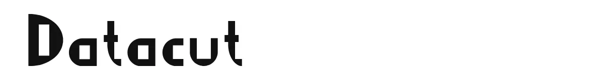 Datacut original font preview
