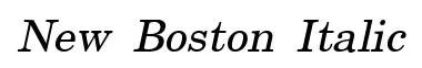 New Boston Italic