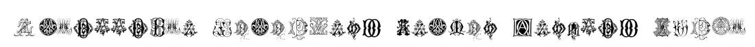 Intellecta Monograms Random Samples Eight