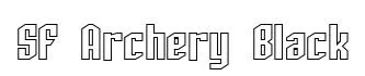 SF Archery Black Outline preview