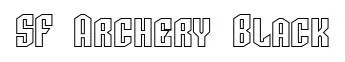 SF Archery Black Sc Outline preview
