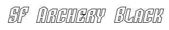 SF Archery Black Sc Outline Oblique preview