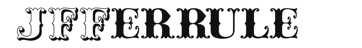 JFFerrule original font preview