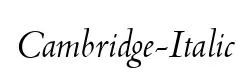 Cambridge-Italic