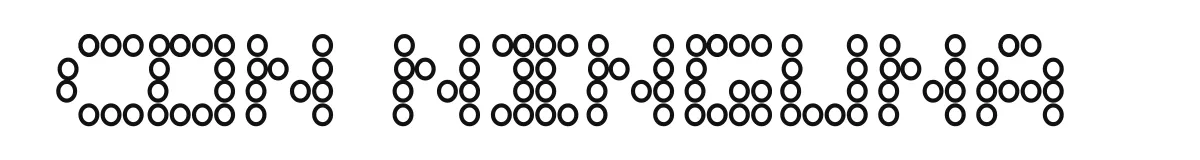 Con Ninguna original font preview