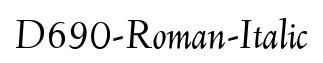 D690-Roman-Italic