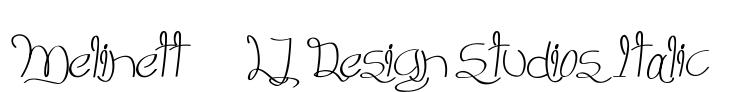 Melinett 3 - LJ-Design Studios Italic