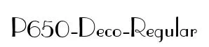 P650-Deco-Regular