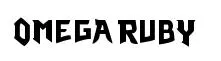 Omega Ruby original font preview