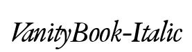 VanityBook-Italic