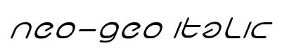 neo-geo italic