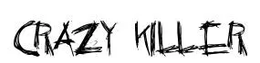 Crazy Killer original font preview