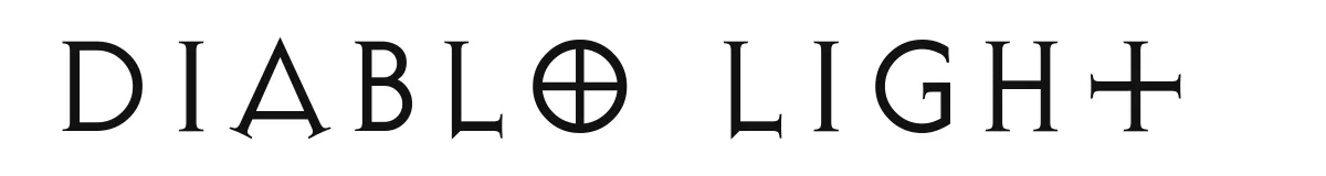 Diablo Light original font preview