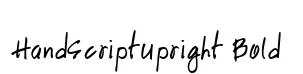 HandScriptUpright Bold