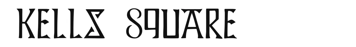 Kells  Square original font preview