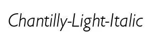 Chantilly-Light-Italic