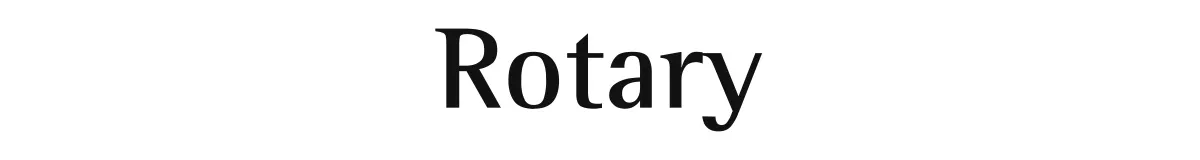 Rotary original font preview