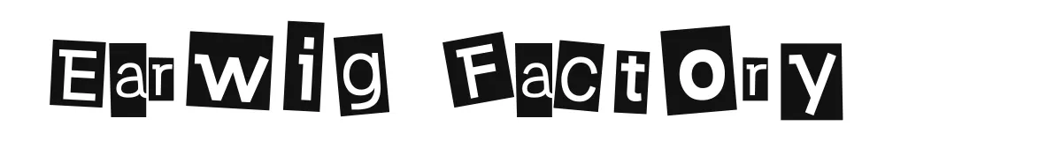Earwig Factory font preview