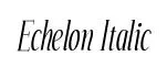 Echelon Italic