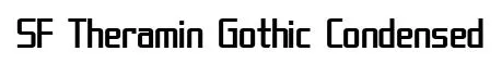 SF Theramin Gothic Condensed