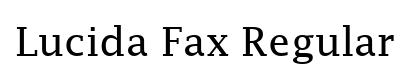 Lucida Fax Regular