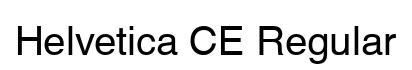 Helvetica CE Regular
