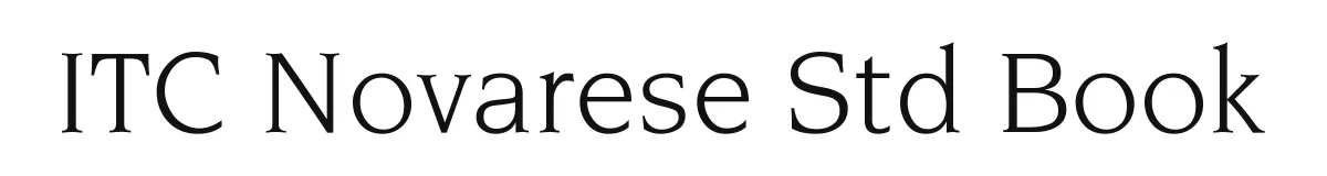 ITC Novarese Std Book original font preview