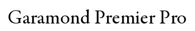 Garamond Premier Pro