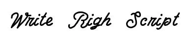 Write Righ Script