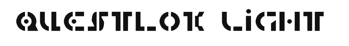 Questlok Light original font preview