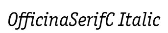 OfficinaSerifC Italic