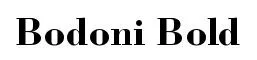 Bodoni Bold