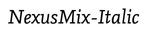 NexusMix-Italic