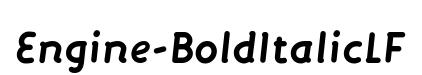 Engine-BoldItalicLF